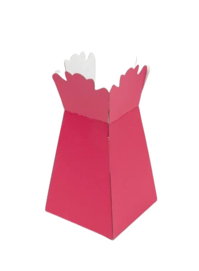 Oasis Pack of 5 | Red | Porto Flower Bouquet Boxes | Premium Cardboard Floral Gift Boxes | Elegant Reusable Packaging for Bouquets, Hampers & Events - Image 3